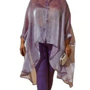 Ashley Stewart Shimmer Blouse 5x